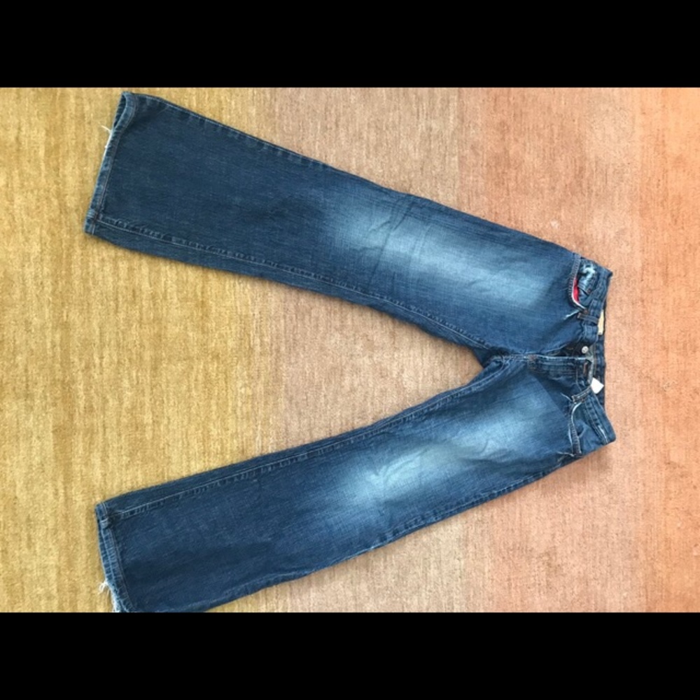 Red Engine jeans.